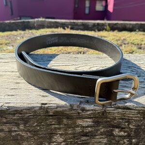 Naked and Famous Black Thick Belt Size 32